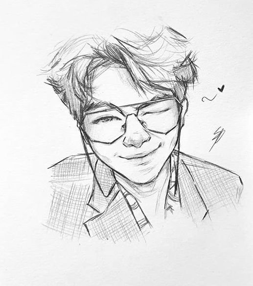 БТС Наброски Намджун