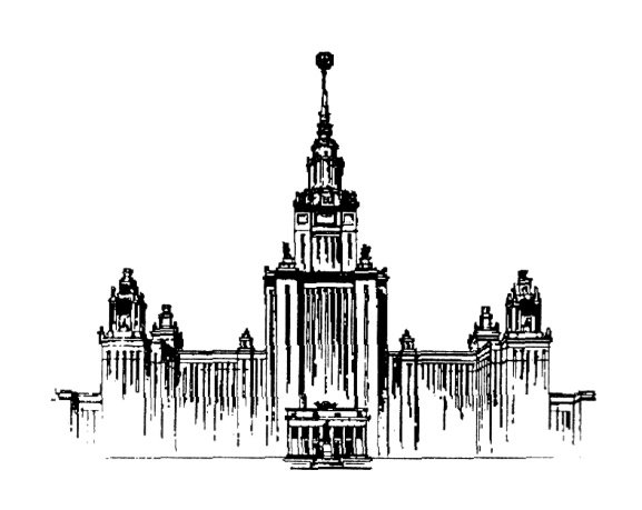 Сталинская высотка МГУ 3d модель