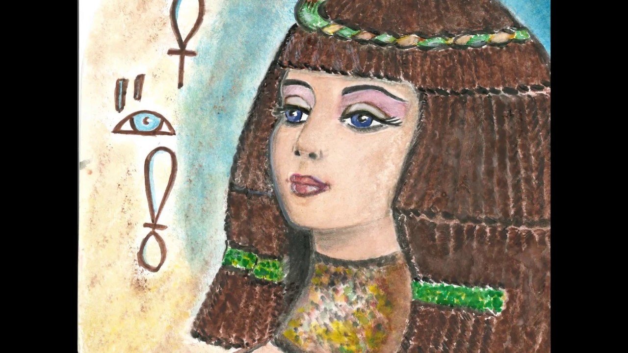 Нарисовать царицу из ягиппта