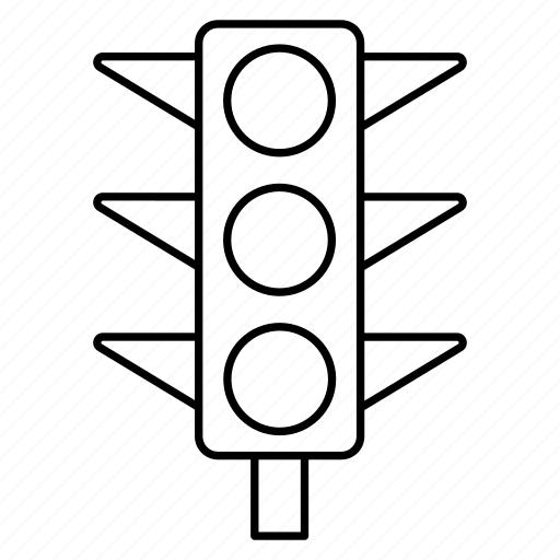 Светофор для пешеходов раскраска