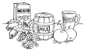 Раскраска продукты