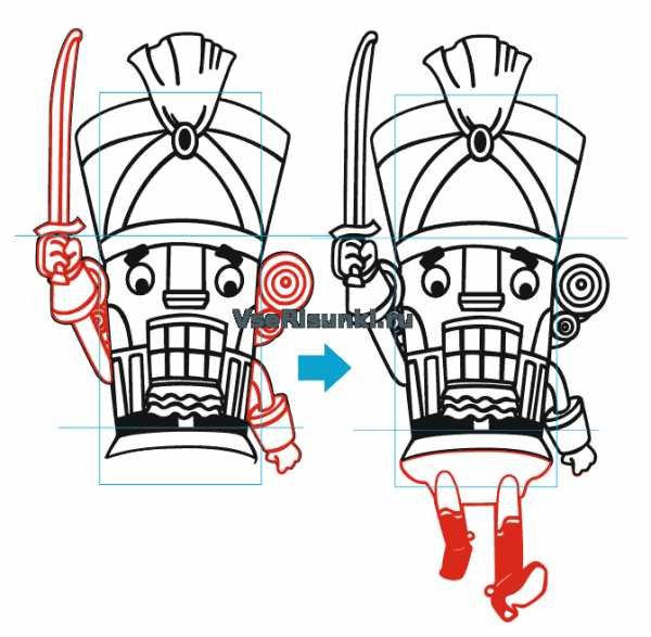 Щелкунчик раскраска