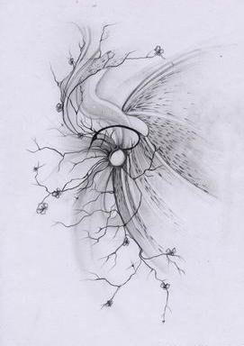 Тишина сумерек абстракция