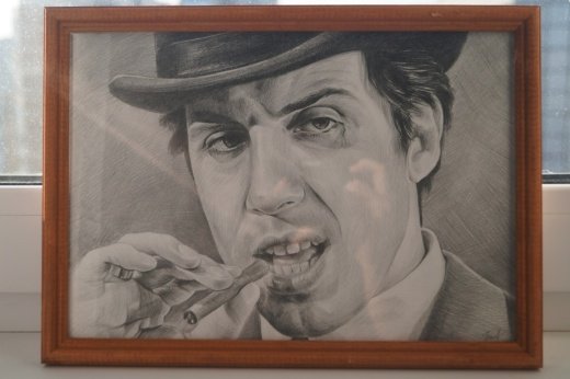 Адриано Челентано портрет