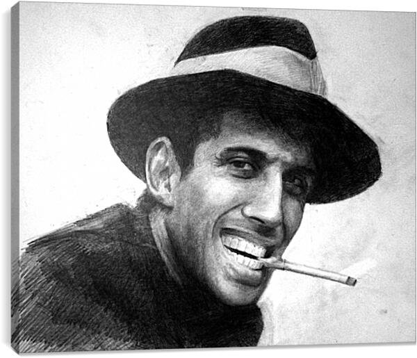 Адриано Челентано портрет