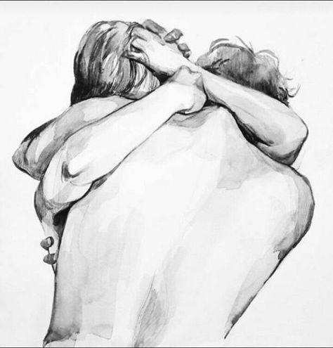 Объятия рисунок