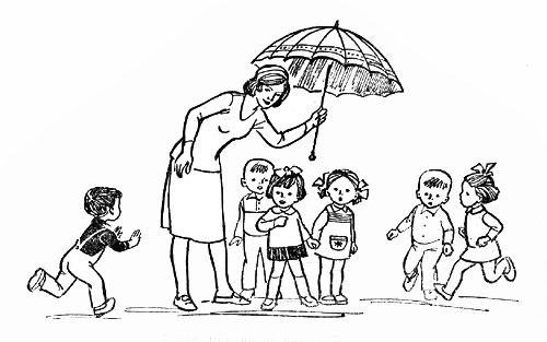 Раскраска воспитатель