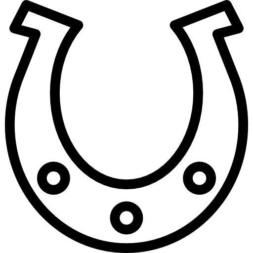 Подкова трафарет