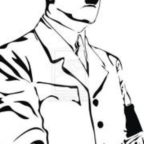 Адольф Гитлер карандашом