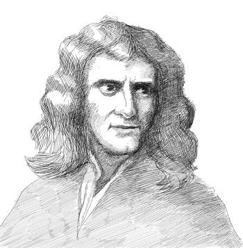 Исаак Ньютон арт