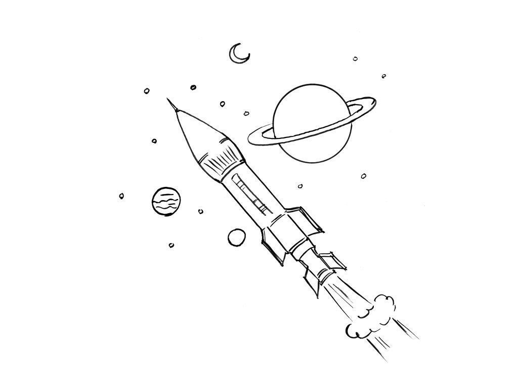 Как нарисовать космос поэтапно. Ракета рисунок. Ракета рисунок карандашом. Космос карандашом. Ракета рисунок для срисовки.