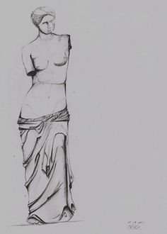 Венера Милосская гипсовая фигура