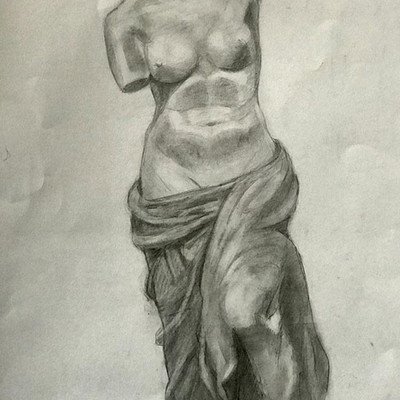 Афродита Венера Милосская рисунок