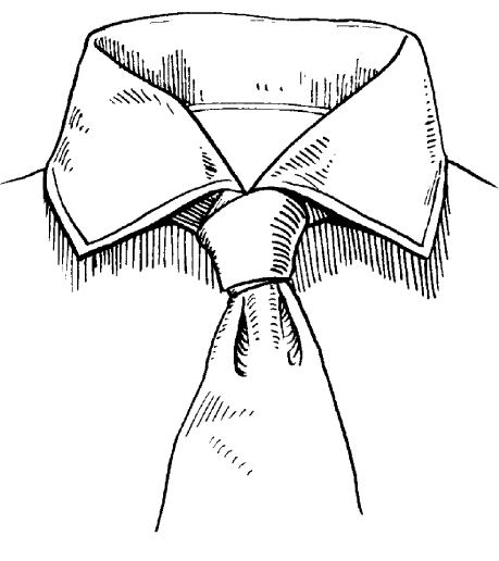 Галстук раскраска