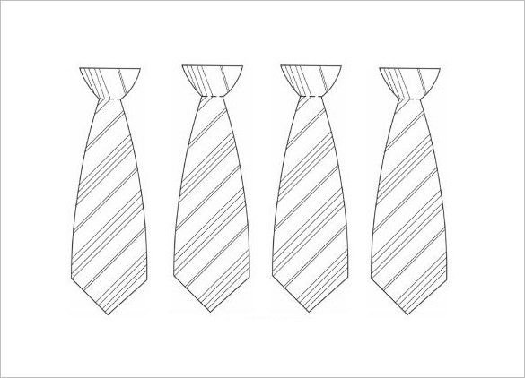 Галстук карандашом