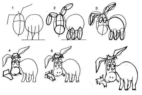 Ослик ИА из Винни пуха Дисней раскраски