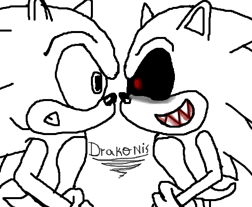 Раскраска Тейлз ехе