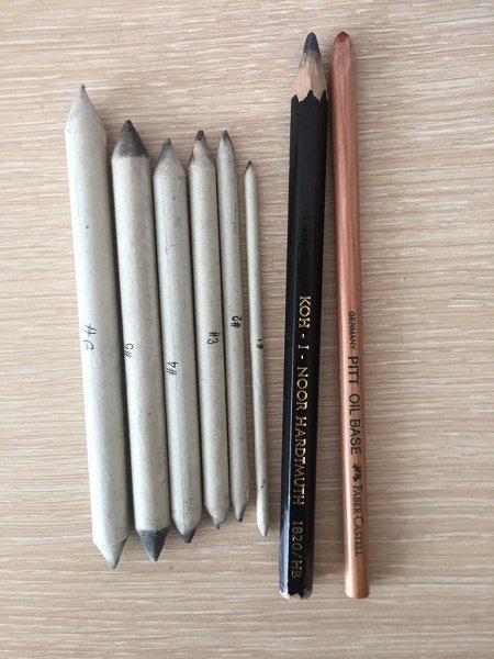 Растушевка карандаша для рисования