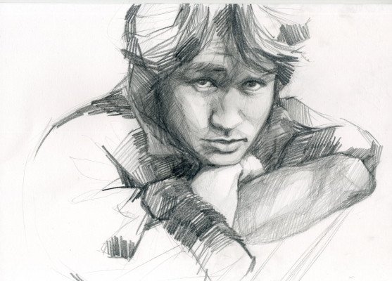 Эмоциональный портрет карандашом