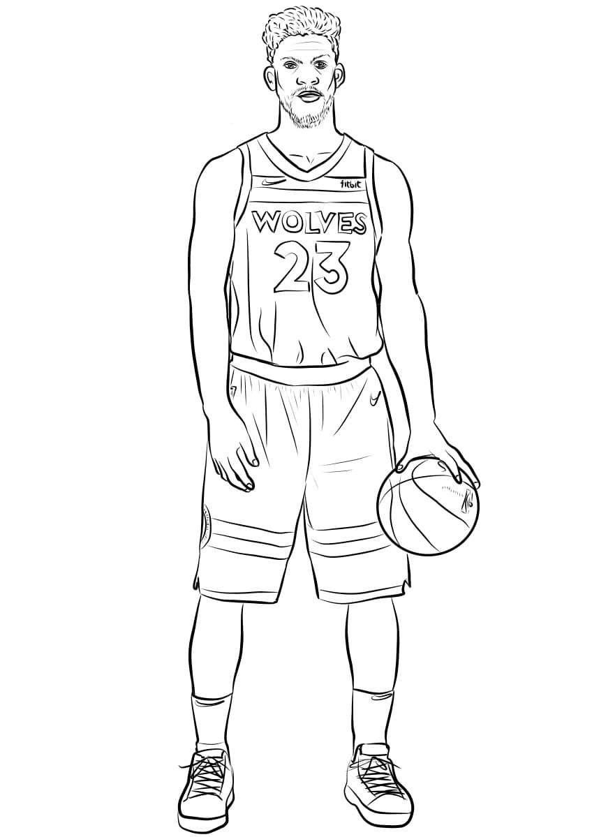 Баскетболист рисунок карандашом