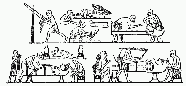 Ремесленники в древнем Египте рисунок