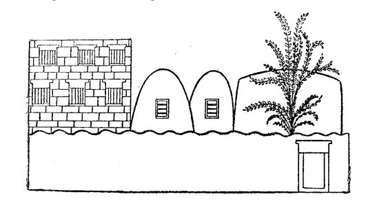 Дом египтянина рисунок