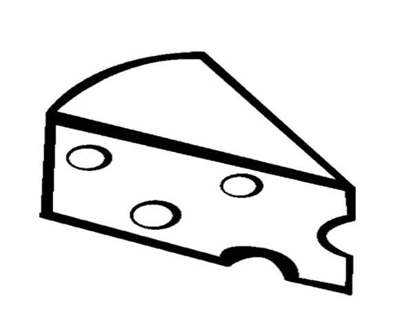 Сыр раскраска