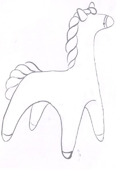 Филимоновские игрушки свистульки рисование в средней группе