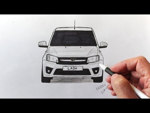 Разукрашки машины Лада Гранта