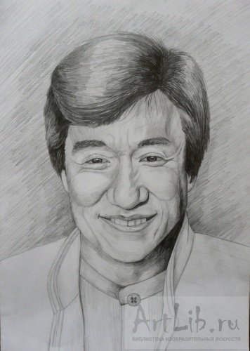 Джеки Чан рисунок