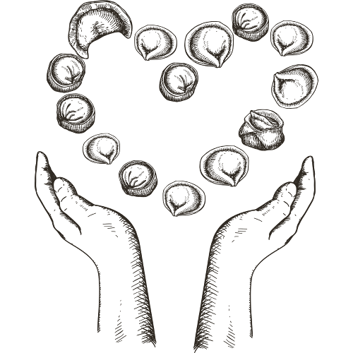 Пельмени вектор