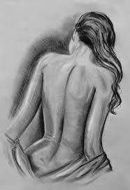 Рисунки карандашом девушки со спины