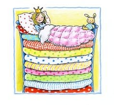 Принцесса на горошине рисовать