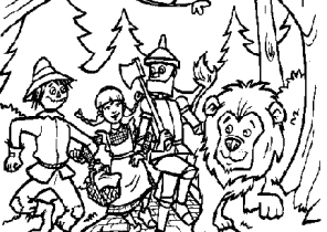Раскраски к волшебнику изумрудного города Волкова