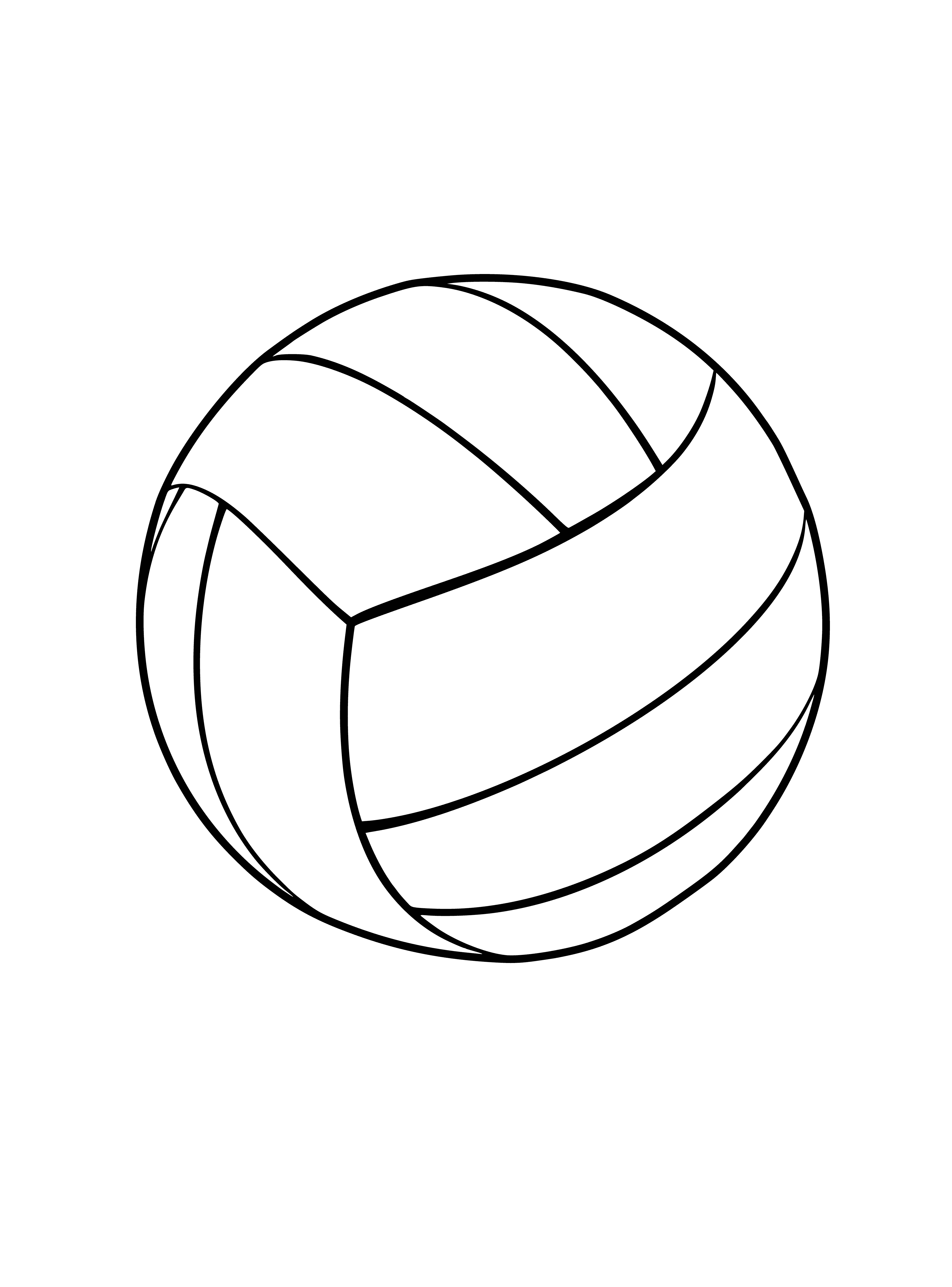 Мяч раскраска для малышей