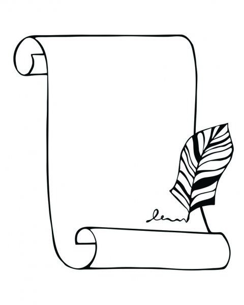 Свиток для раскрашивания