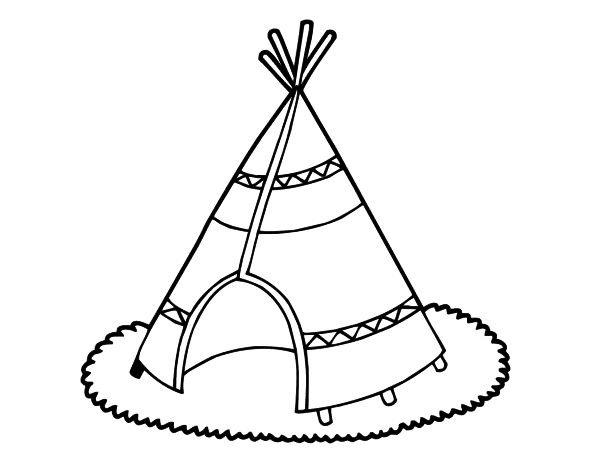 Юрта раскраска