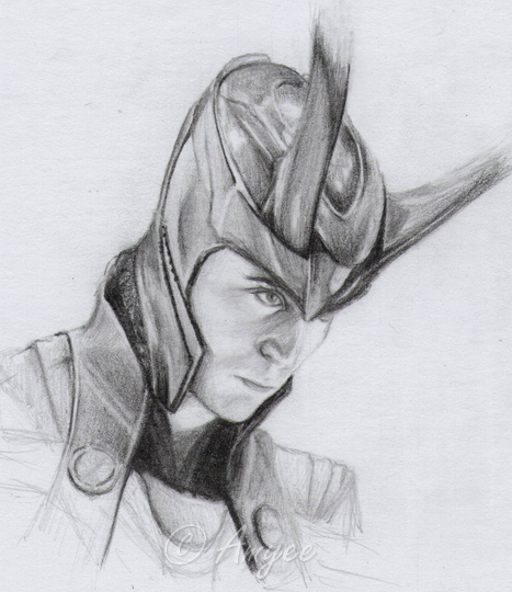 Локи карандашом