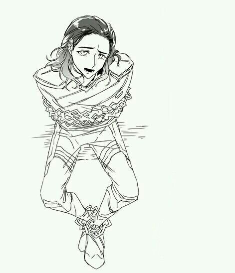 Локи рисунок для срисовки легкие