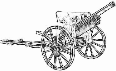 Зарисовка пушки