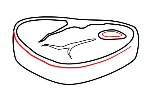 Мясные продукты раскраска