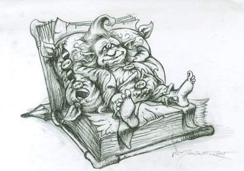 Барабашка рисунок