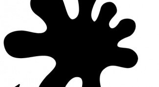 Трафарет для автомобиля Клякса