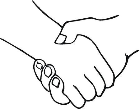 Дружба руки