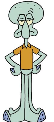 Рисунки Сквидварда из Спанч Боба