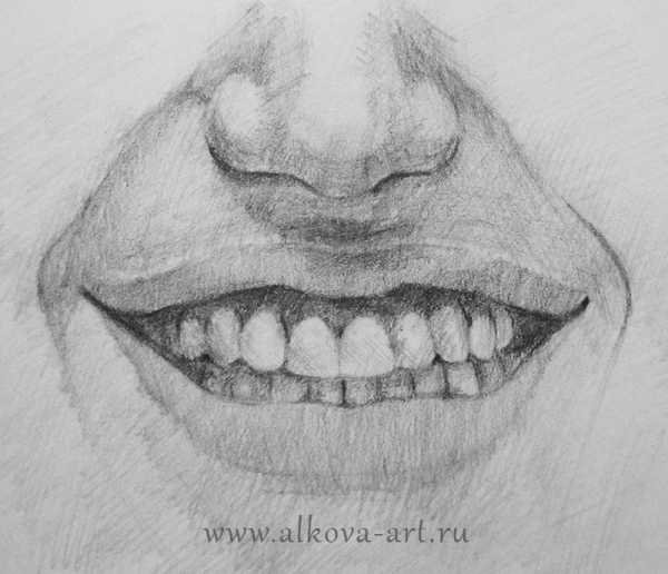 Зубы эскиз
