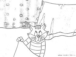 Шарик из Простоквашино рисунок