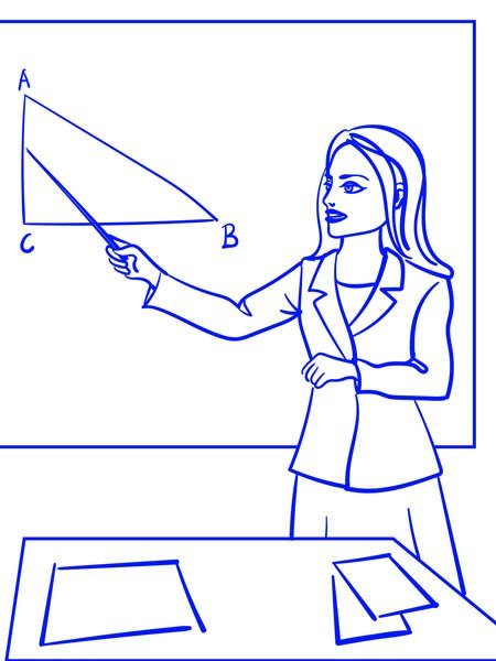 Рисунок учителя для срисовки