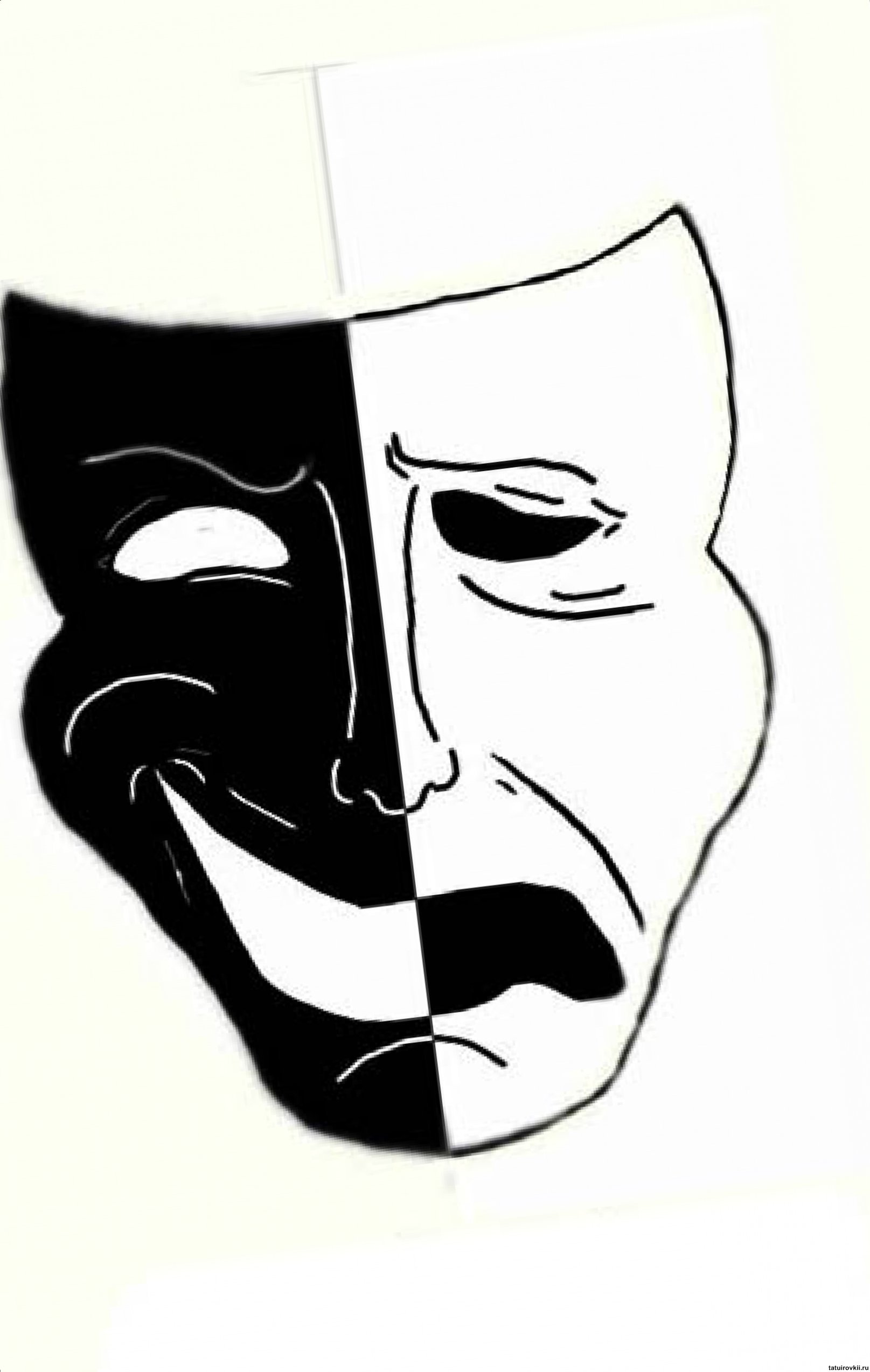 Эскиз театральной маски