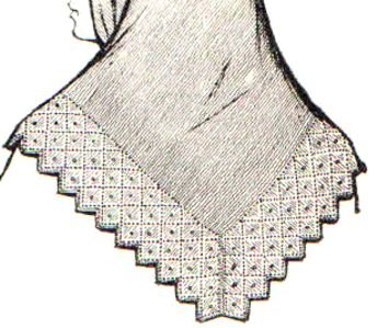 Раскраска шаль